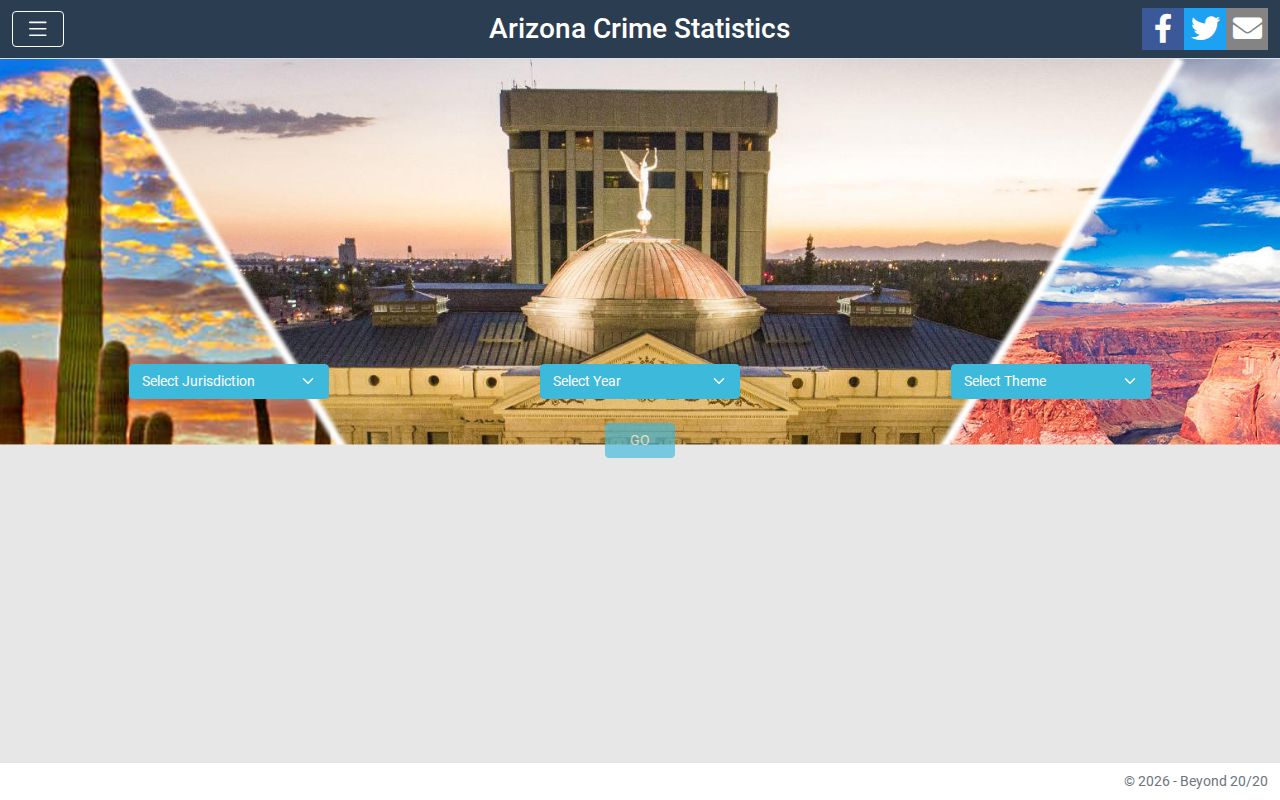 Arizona crime statistics portal for Santa Cruz County arrest context