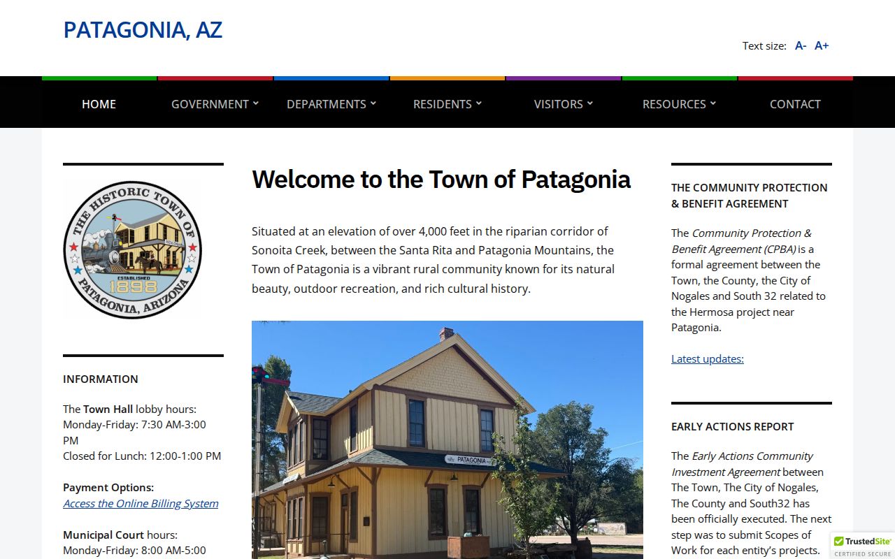 Official Patagonia source for Santa Cruz County arrest records